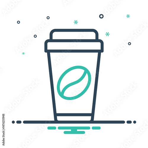 Mix icon for coffee