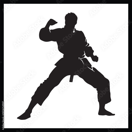 Martial Arts Taekwondo Silhouette