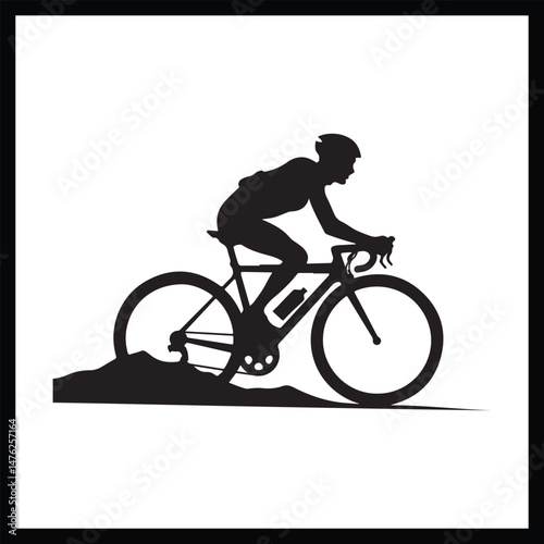 Rowing Silhouette Clipart Graphic