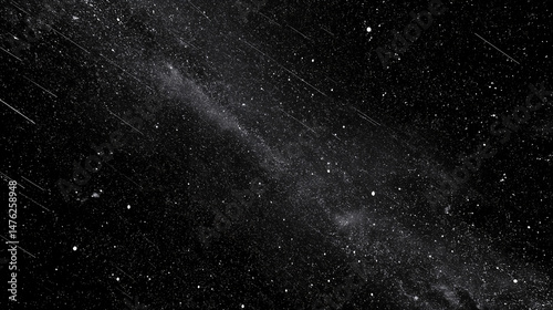 Cosmic Dance: A breathtaking view of the starry night sky, featuring a celestial dance of stars, galaxies, and meteors, capturing the mysteries of the universe and the sublime beauty of space.