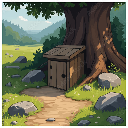 Geocache Discovery Vector – Hidden Treasure, GPS, and Adventure Icons for International Geocaching Day, Ideal for Social Media, Stickers, and T-shirts