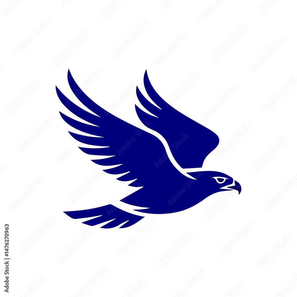 Obraz premium Falcon logo Vector Royalty freedom concept