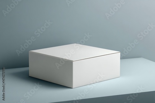Customizable box mockup featuring ample blank area for adding your unique design.