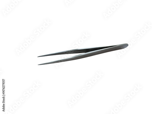 Tweezers isolated on white background