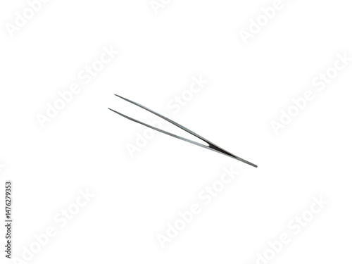 Tweezers isolated on white background