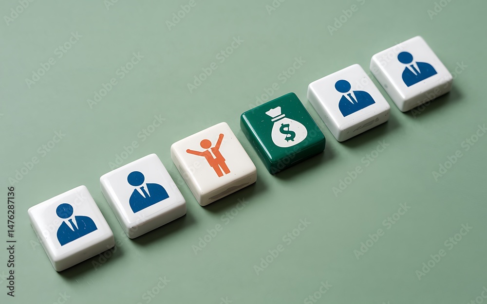 Obraz premium Achieving Financial Success Strategies for Employee Wealth and Business Growth