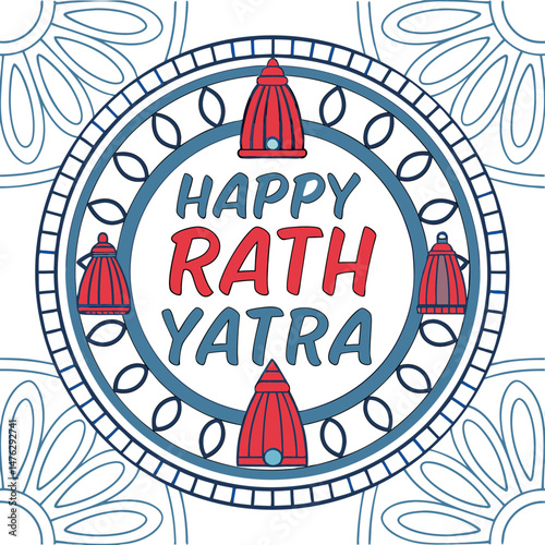 modern,artistic,typography,happy,rath,yatra,vector,design,illustration,hindu,temple,poster,culture,india,festival,drawn,spiritual,religion,devotion,celebration,lord,chariot,hand,flat,line,color,graphi