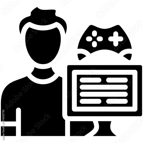 Game Modder Male Icon