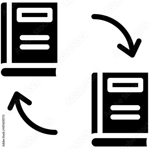 Literature Exchange Icon