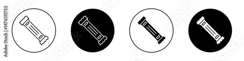 Candy-bar flat illustration of vector icon on white background.