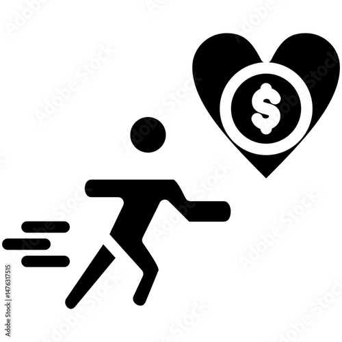 Charity Run Icon