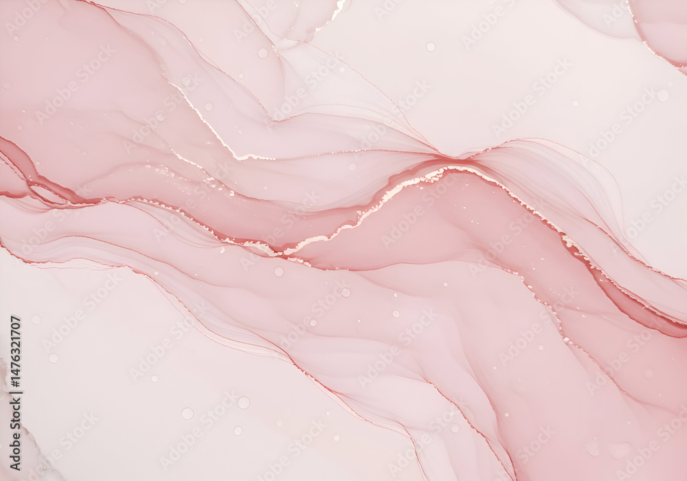 Fototapeta premium Gentle Pink Tone Marble with Polished Surface and Subtle Texture