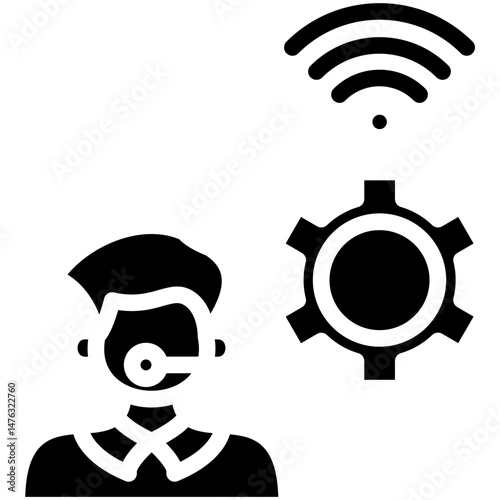 Telecommuting Icon
