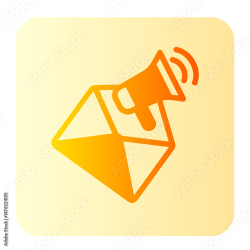 marketing gradient icon
