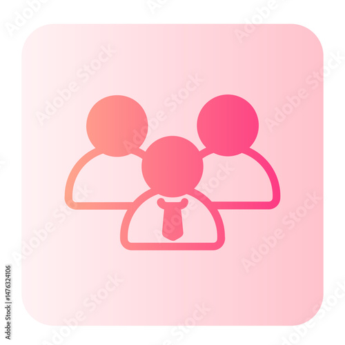 group gradient icon