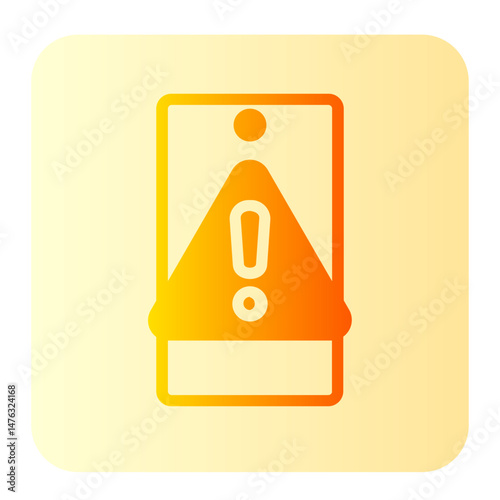 mobile gradient icon