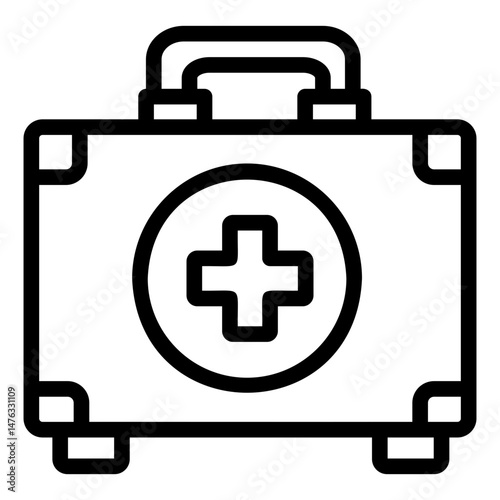 first aid kit Line Icon