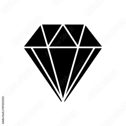 diamond gemstone icon vector illustration