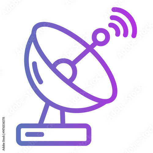 satelite dish Gradient icon