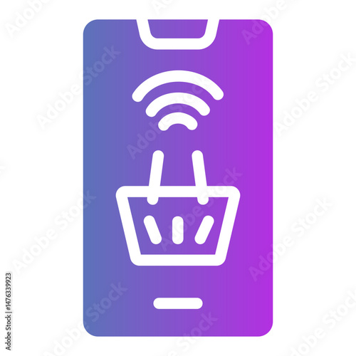 online shopping Gradient icon