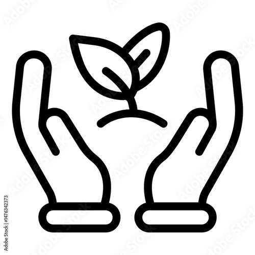 conservation Line Icon