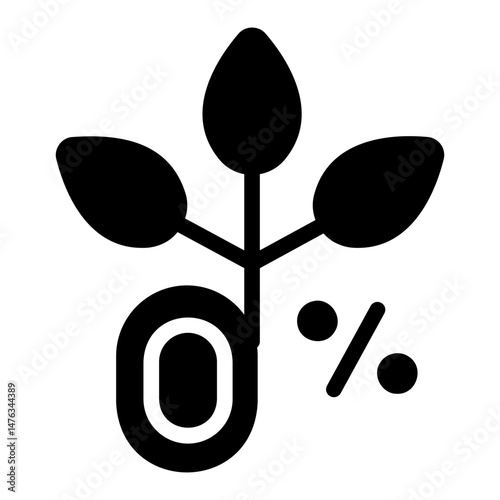 zero waste Solid icon