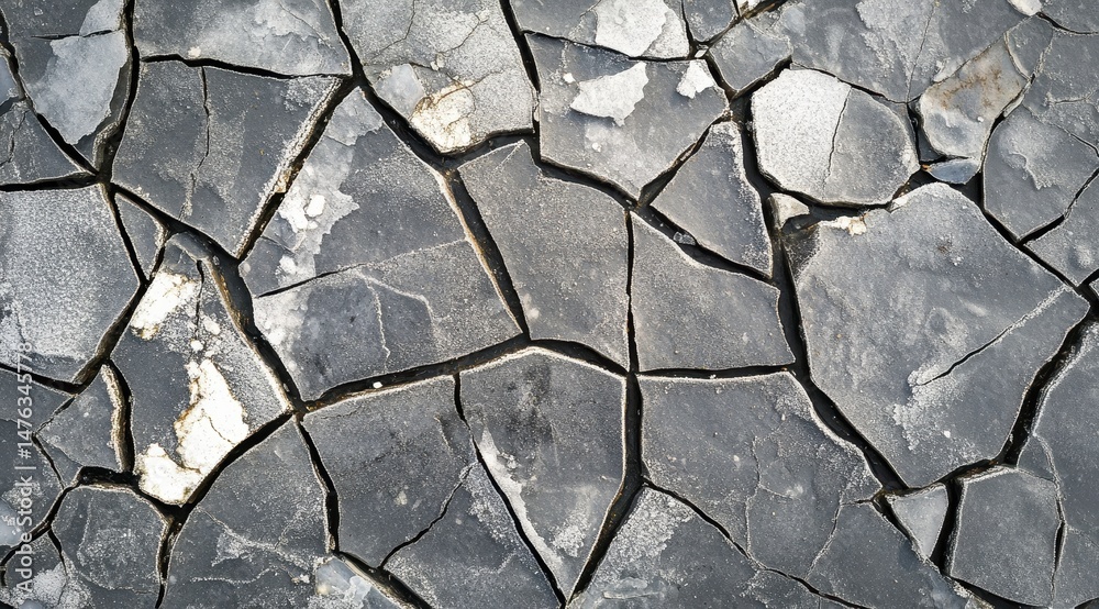 Obraz premium Cracked earth surface