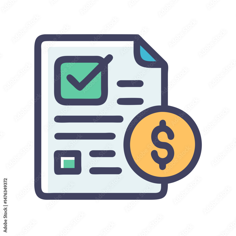Creative Budget Approval Vector for Finance Creative Budget Approval Vector for Finance