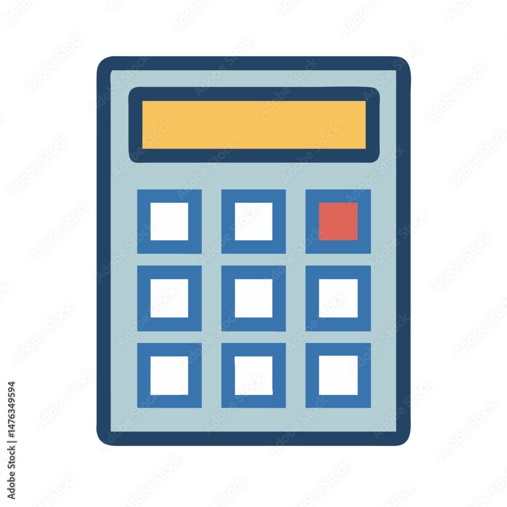 Unique Calculator Graphic for Finance Unique Calculator Graphic for Finance