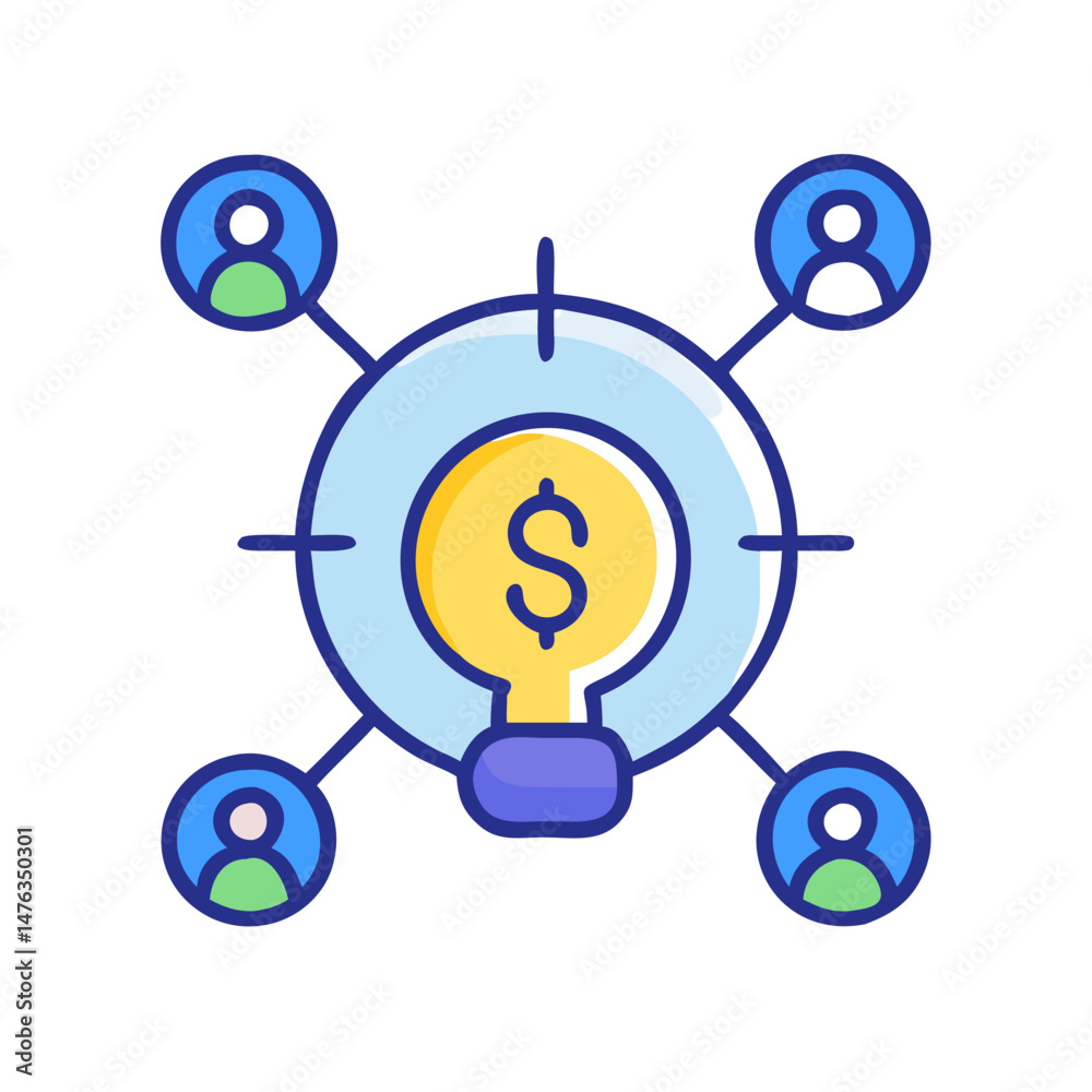 Creative Crowdfunding Platform Vector for Finance Creative Crowdfunding Platform Vector for Finance
