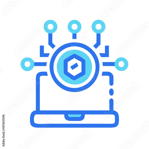  DeFi Platform Icon for Decentralized Finance