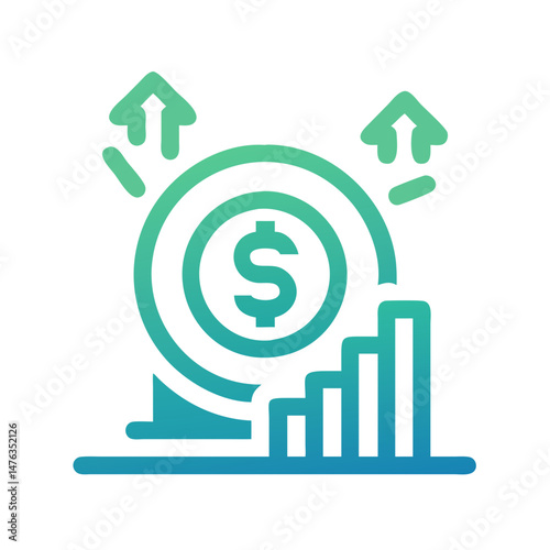  Economic Stability Icon for Secure Financial Foundation