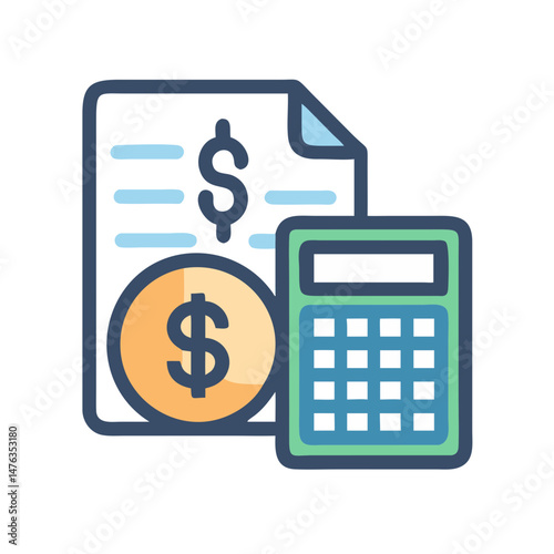  Expense Budget Icon Indicating Financial Planning