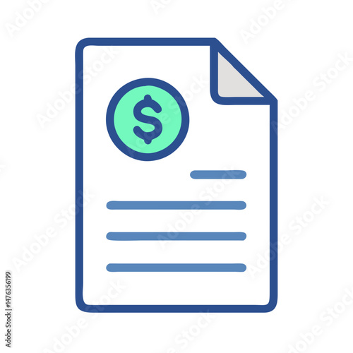  Clear Loan Document Icon for Finance Design