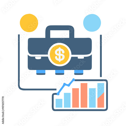  Mutual Fund Portfolio Icon for Investment Choices