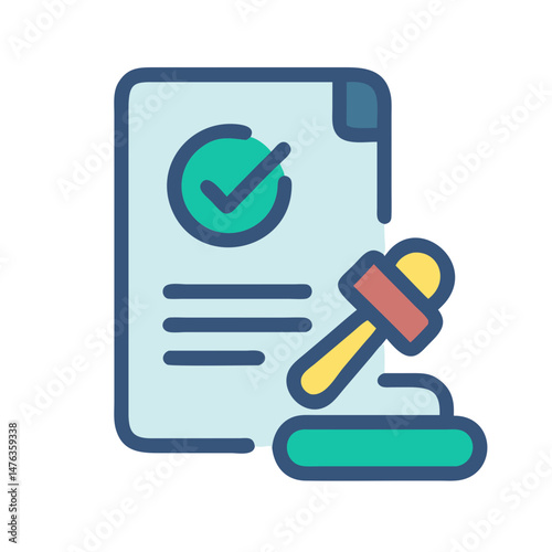  Regulatory Compliance Icon for Finance