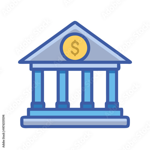  Reserve Bank Financial Icon Design