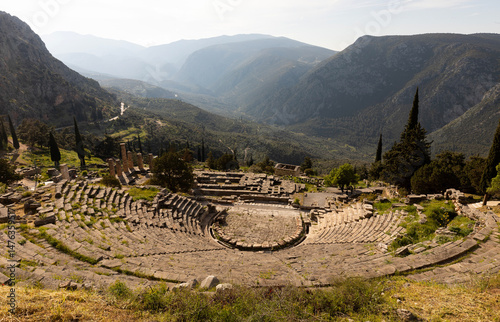 Temple of Apollo in Delphi, Greece