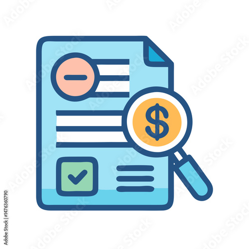  Tax Audit Icon for Financial Compliance