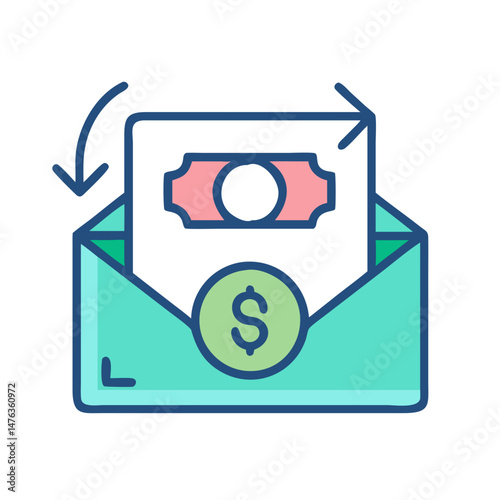  Financial Icon for Tax Refund Management