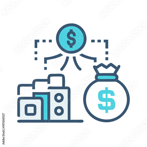  Working Capital Financial Icon Design