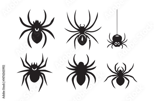 illustration of a shrimp. Shrimp silhouette. Isolated shrimp on white background. Vector eps 10