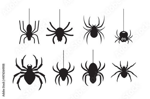 illustration of a shrimp. Shrimp silhouette. Isolated shrimp on white background. Vector eps 10