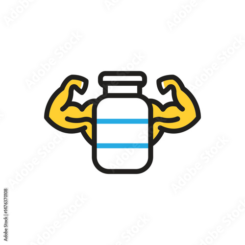Multi color icon for reinforce