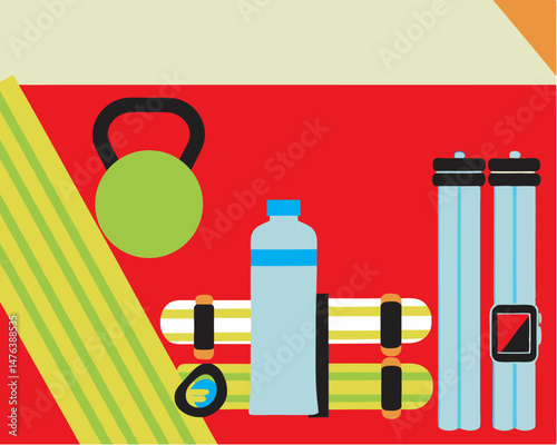vector illustration of an abstract background with a lot of