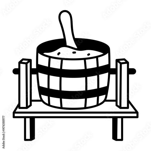 Icon showing dasher churn in sketchy style