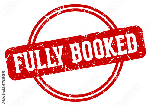 fully booked stamp