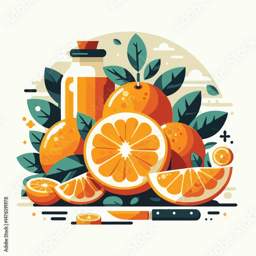 orange, fruit, citrus, ripe, juicy, fresh, natural, leaf, seville, sour, bitter, tree, halved, juice, garden, thick, tart, section, half, cut, food, vitamin, isolated, synephrine, organic, nature, jap