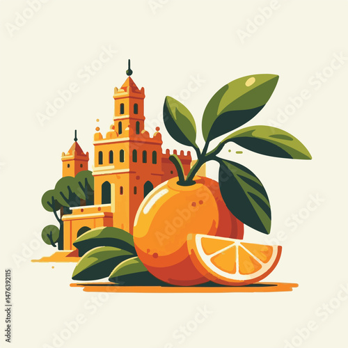 orange, fruit, citrus, ripe, juicy, fresh, natural, leaf, seville, sour, bitter, tree, halved, juice, garden, thick, tart, section, half, cut, food, vitamin, isolated, synephrine, organic, nature, jap