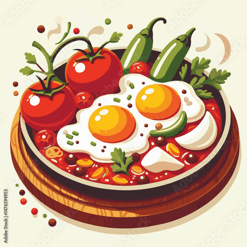 shakshuka, food, breakfast, cuisine, meal, pan, fried, tasty, tomato, egg, dish, traditional, cooked, lunch, delicious, morning, homemade, poached, vegetable, healthy, shakshouka, sauce, yolk, onion, 